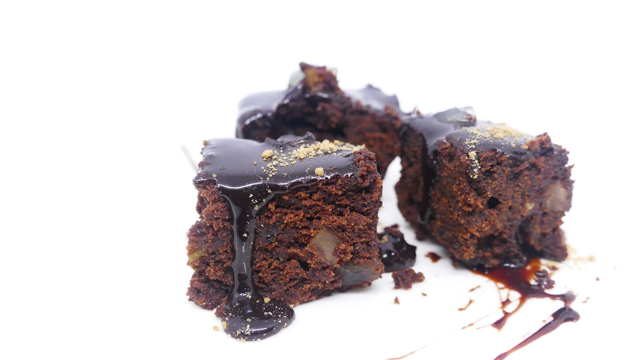 Brownie de chocolate y cítricos