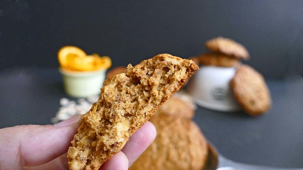 Galletas de avena y naranja.