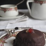 mini tarta sacher falsa