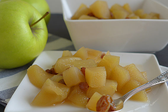 compota de manzana