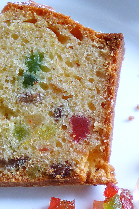 Plum Cake de frutas confitadas