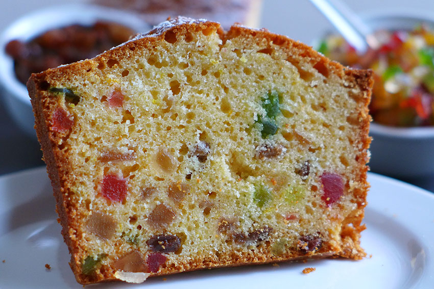 Plum Cake de frutas confitadas