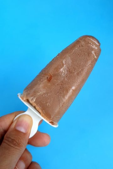 helado cremoso de chocolate sin heladera